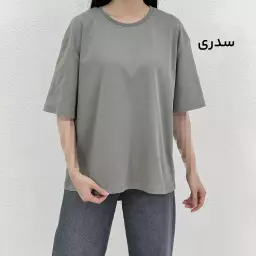 تیشرت نخ و پنبه یقه گرد