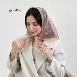 روسری سه گوش توری