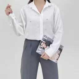 شومیز زنانه دو رنگ