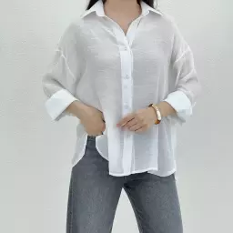 شومیز زنانه جلو دکمه