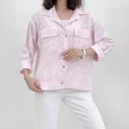 شومیز زنانه طرح بابونه