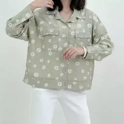 شومیز زنانه طرح بابونه