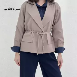 کت کوتاه زنانه کرپ