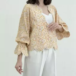 کت زنانه مزونی لینن