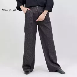 شلوار زنانه پلنگی کرپ