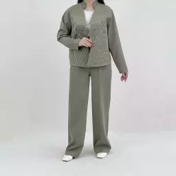 ست کت و شلوار زنانه طرحدار