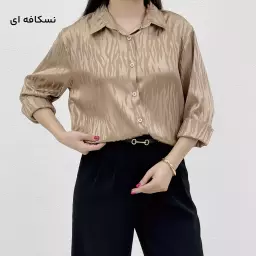 شومیز زنانه ساتن زبرا