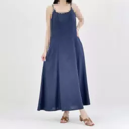 پیراهن زنانه بلند لینن