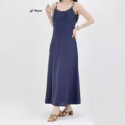 پیراهن زنانه بلند لینن