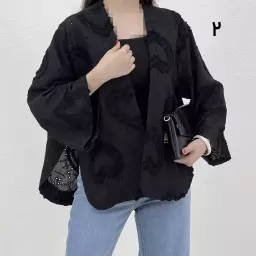 کت زنانه خامه دوزی