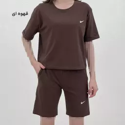 ست تیشرت شلوارک زنانه نایکی