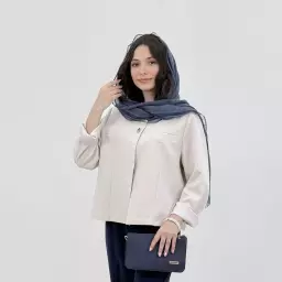 کت زنانه اسپرت یقه فرنچ