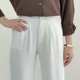 شلوار زنانه راسته پارچه ای