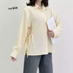 شومیز زنانه لینن بند دار