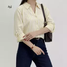 شومیز زنانه قواره دار راه راه
