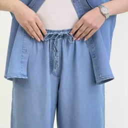شلوار جین کاغذی زنانه