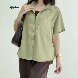 شومیز جین کاغذی زنانه