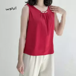 تاپ زنانه جلو مروارید