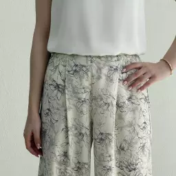 شلوار بگ زنانه طرحدار