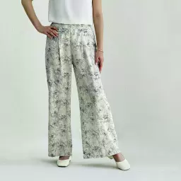 شلوار بگ زنانه طرحدار