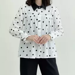 شومیز زنانه طرح توپکی