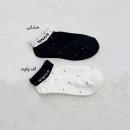 جوراب زنانه مچی خالخالی