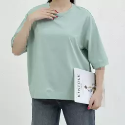 تیشرت باکسی زنانه رنگی