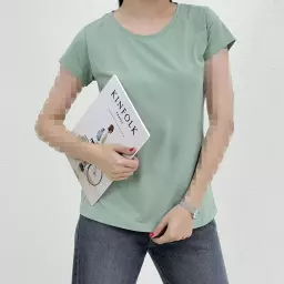 تیشرت زنانه ساده رنگی
