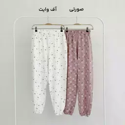 شلوار راحتی زنانه گلی