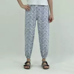 شلوار راحتی زنانه گلی