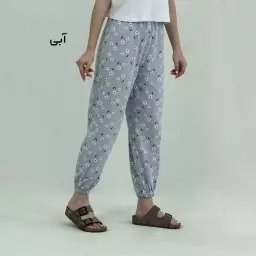 شلوار راحتی زنانه گلی