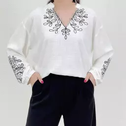 بلوز زنانه گلدوزی زارا