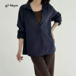 شومیز زنانه دکمه مخفی