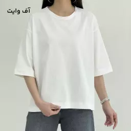 تیشرت باکسی زنانه coffee