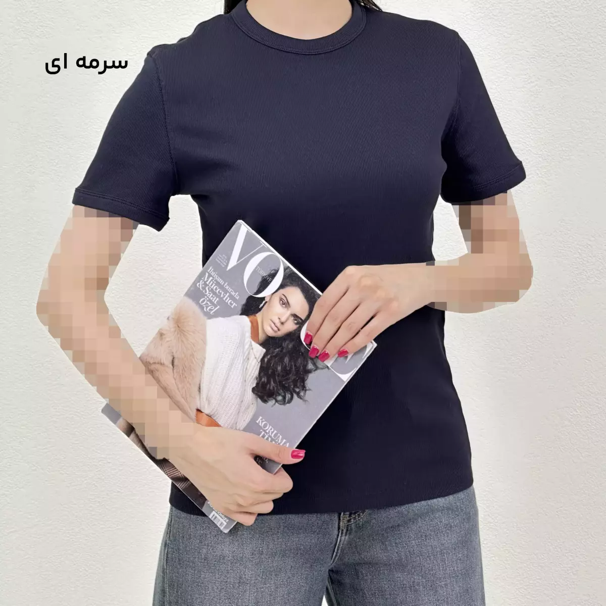 تیشرت زنانه کبریتی