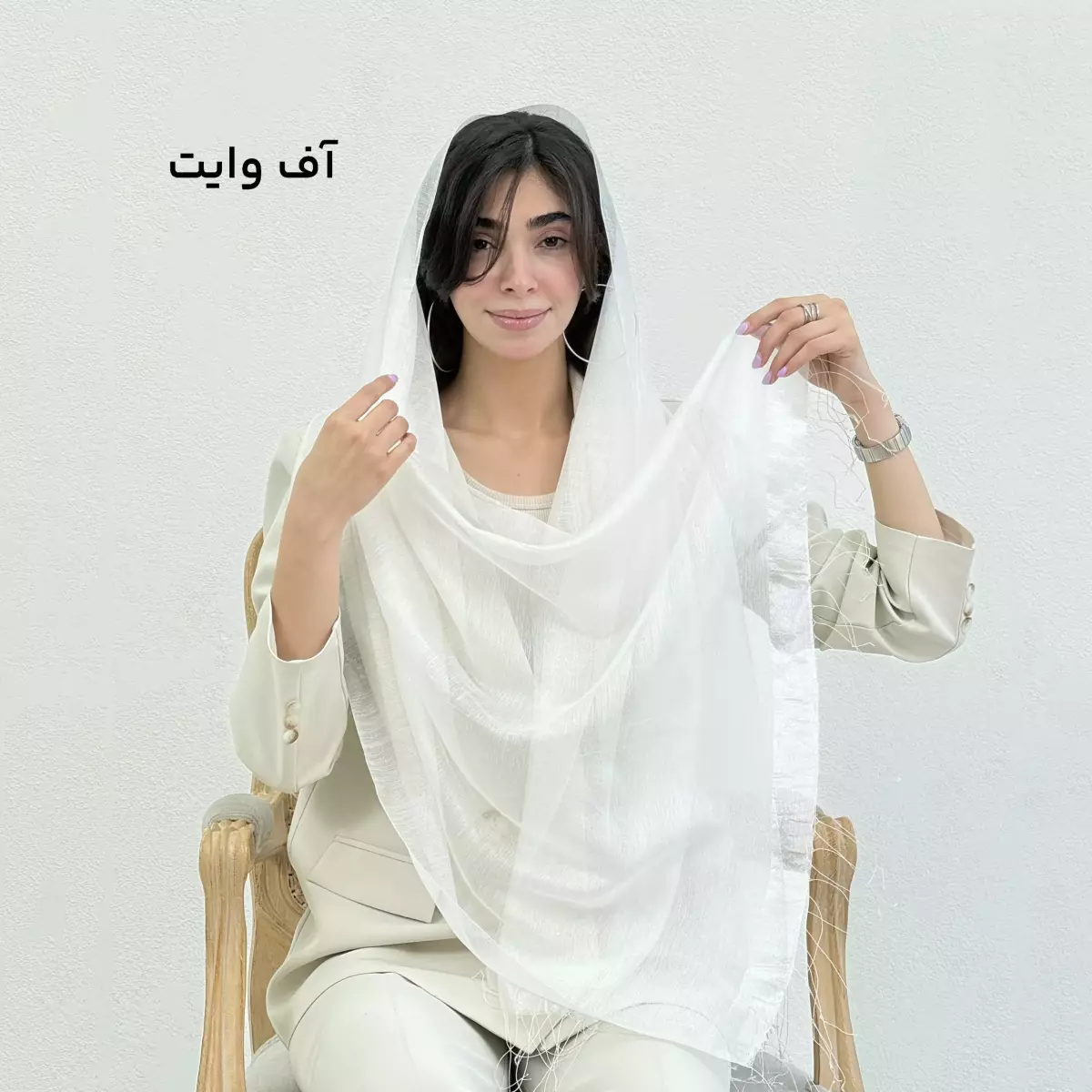 شال زنانه ابریشم