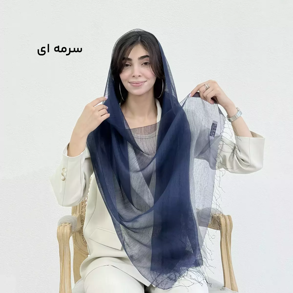 شال زنانه ابریشم