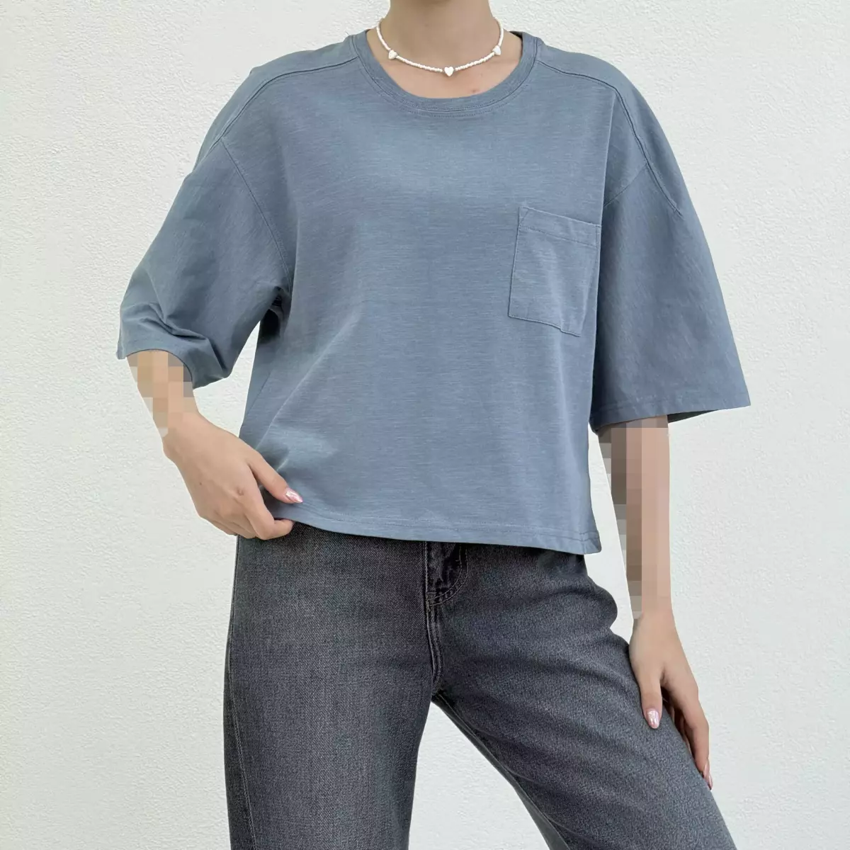 تیشرت زنانه باکسی GG