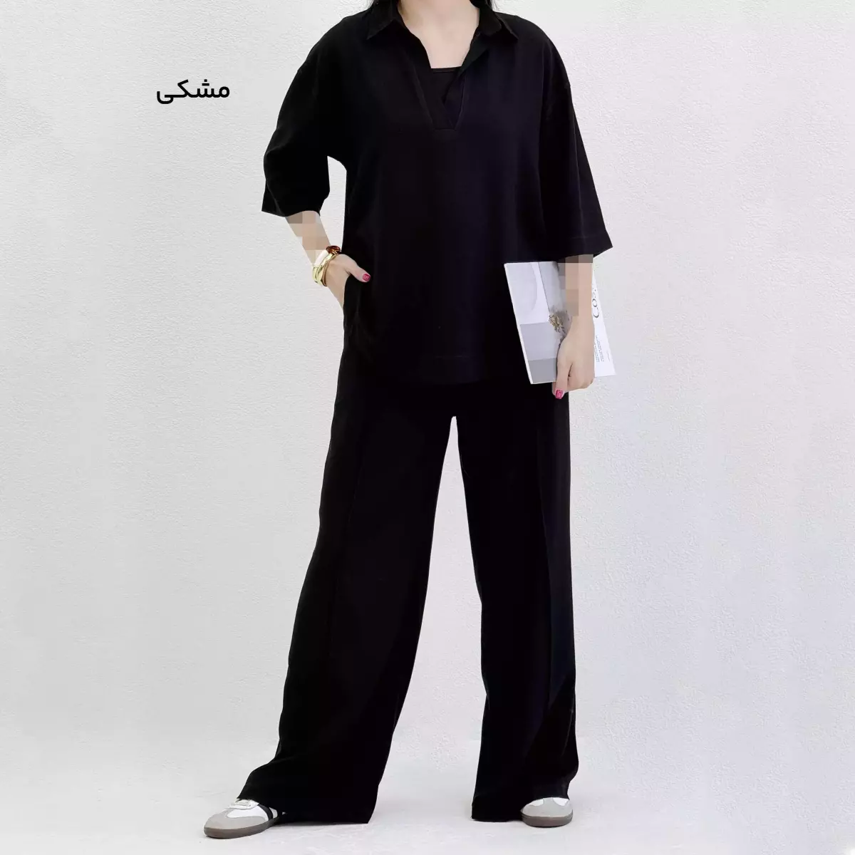 ست تونیک و شلوار زنانه لینن