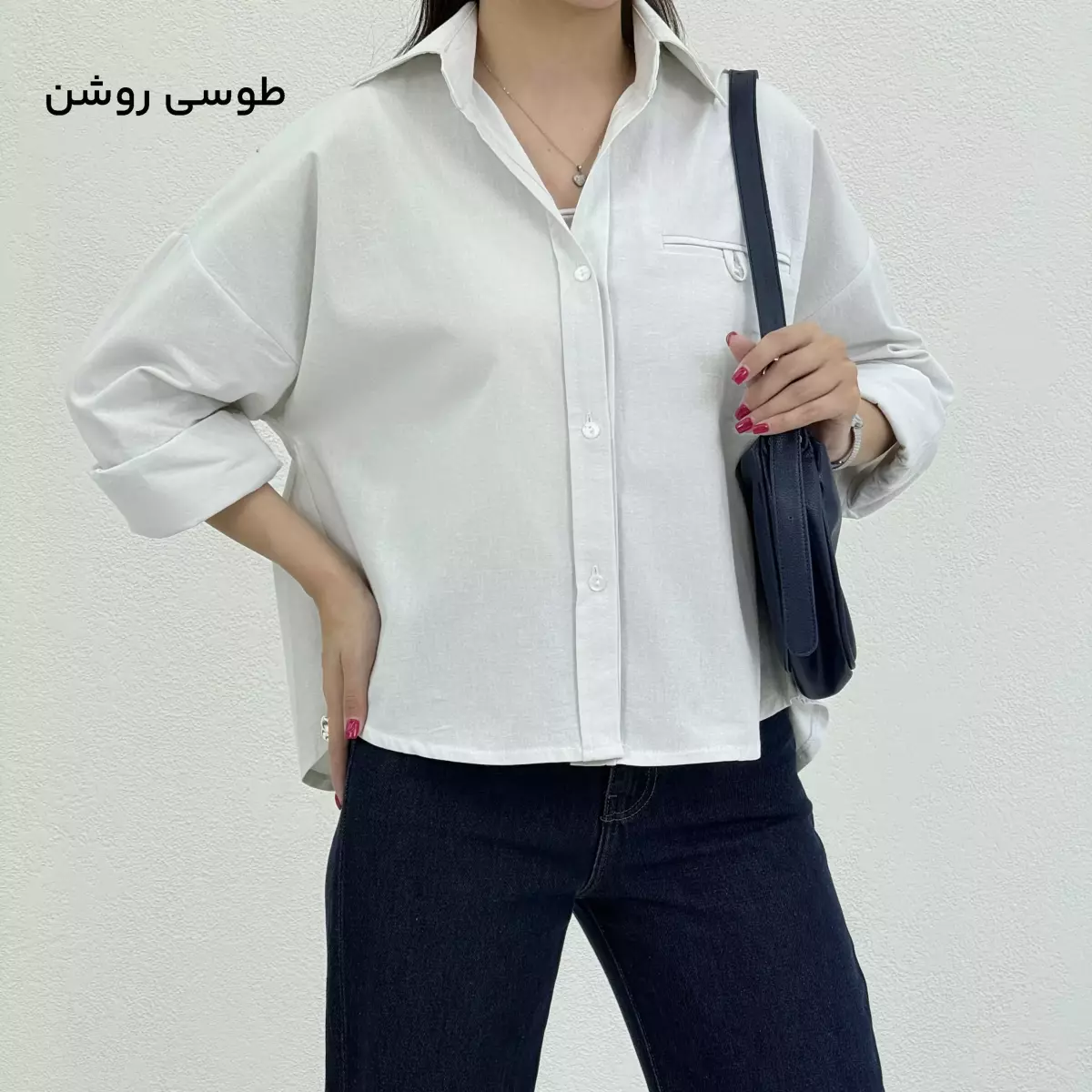 شومیز زنانه جیب نما