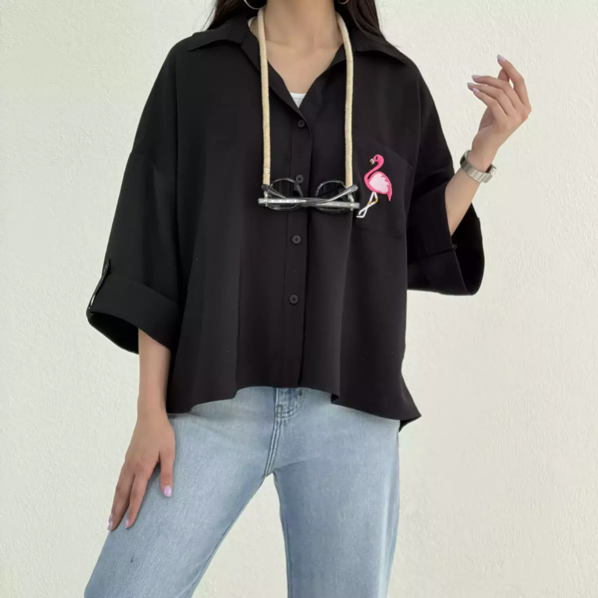 شومیز زنانه فلامینگو