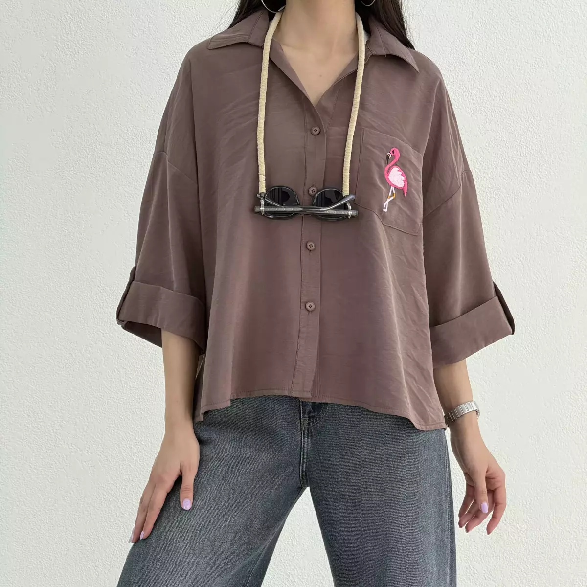 شومیز زنانه فلامینگو