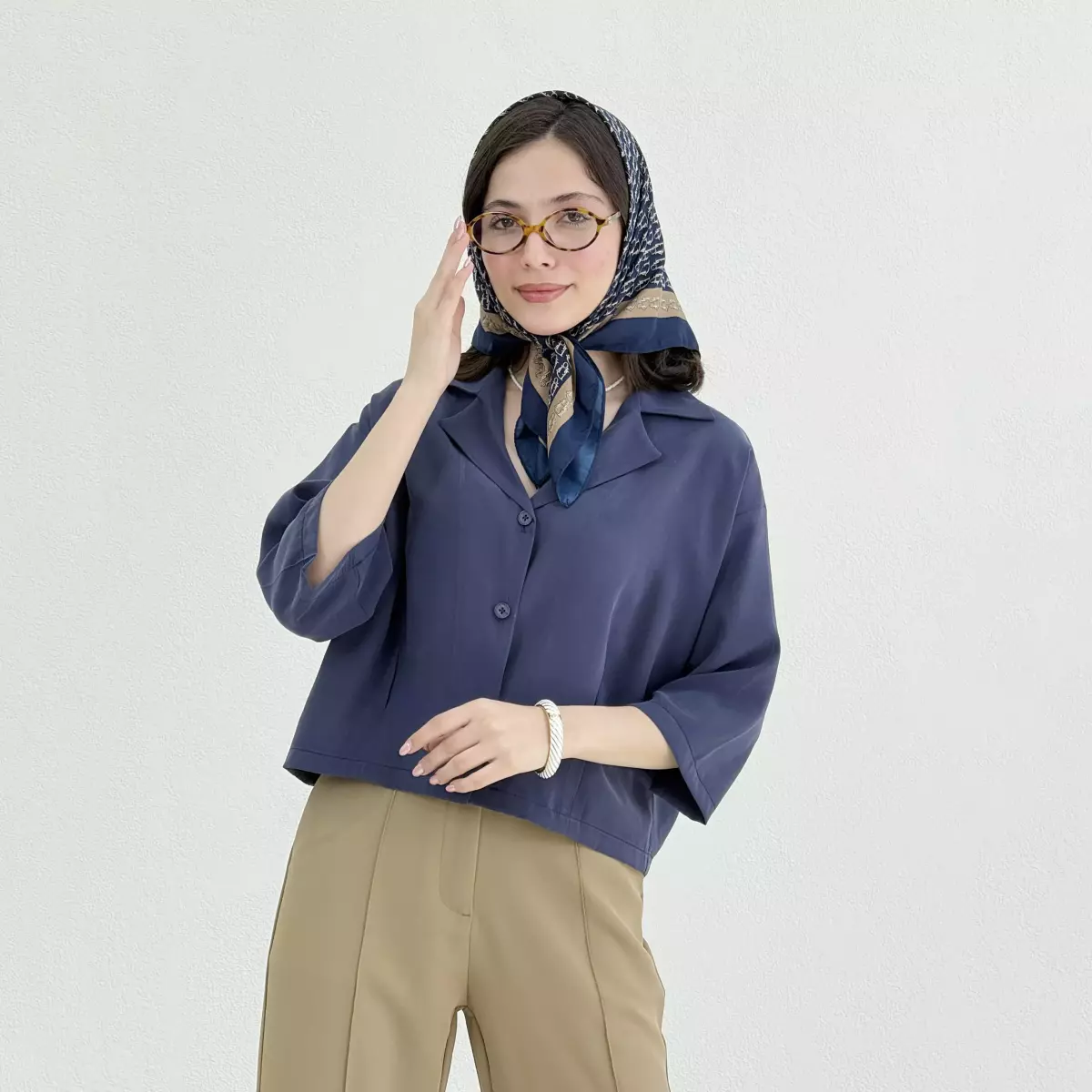 شومیز زنانه یقه انگلیسی