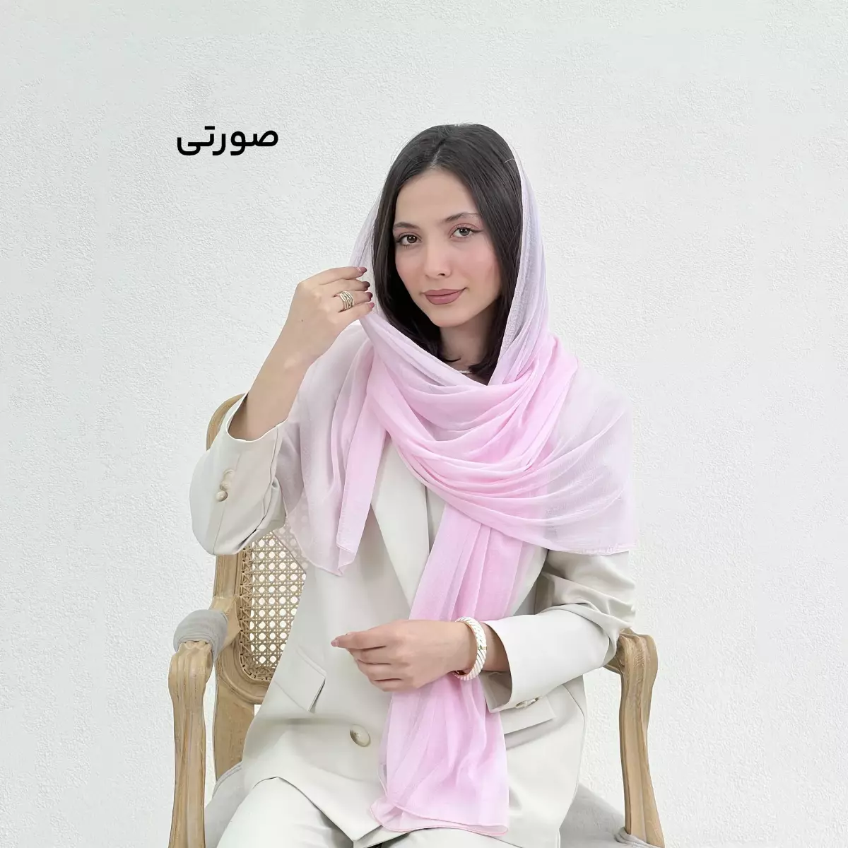 شال زنانه حریر