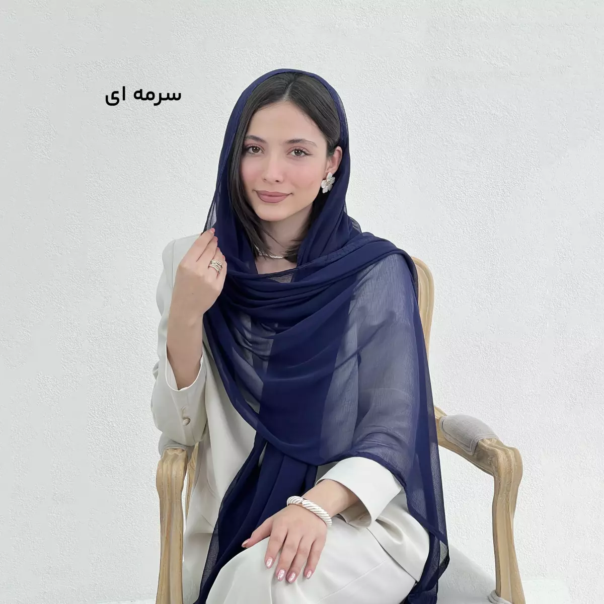 شال زنانه حریر