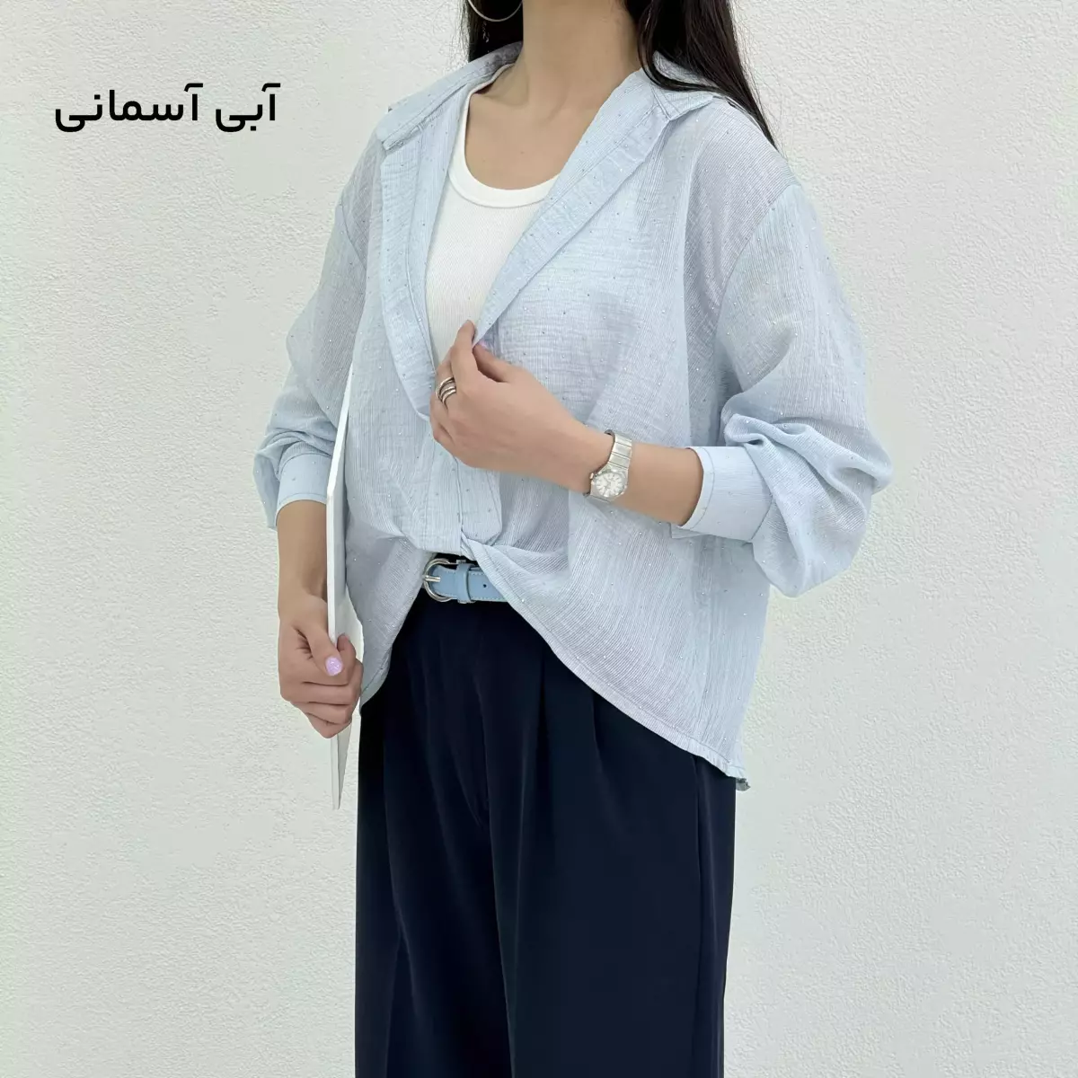 شومیز زنانه نگین دار