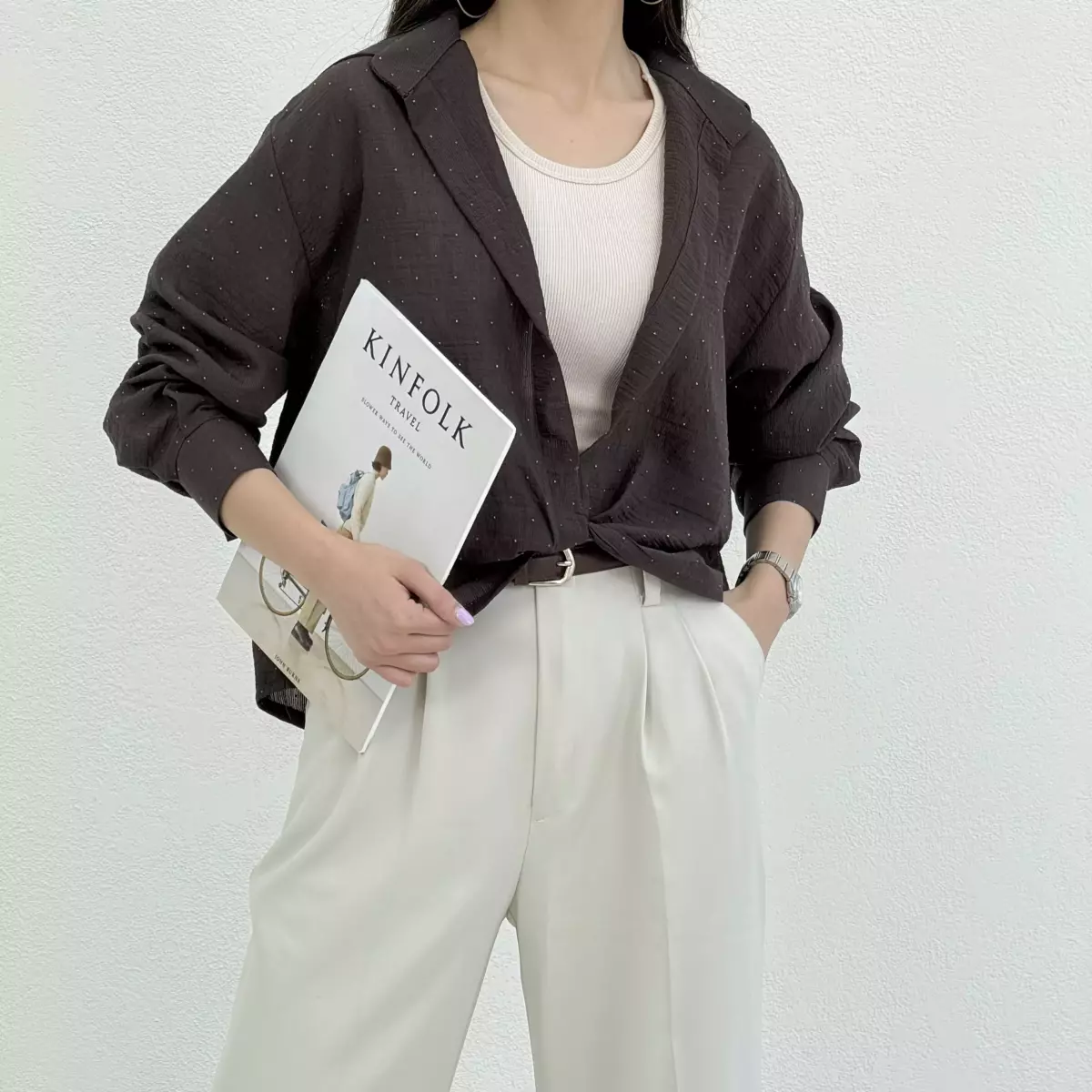 شومیز زنانه نگین دار