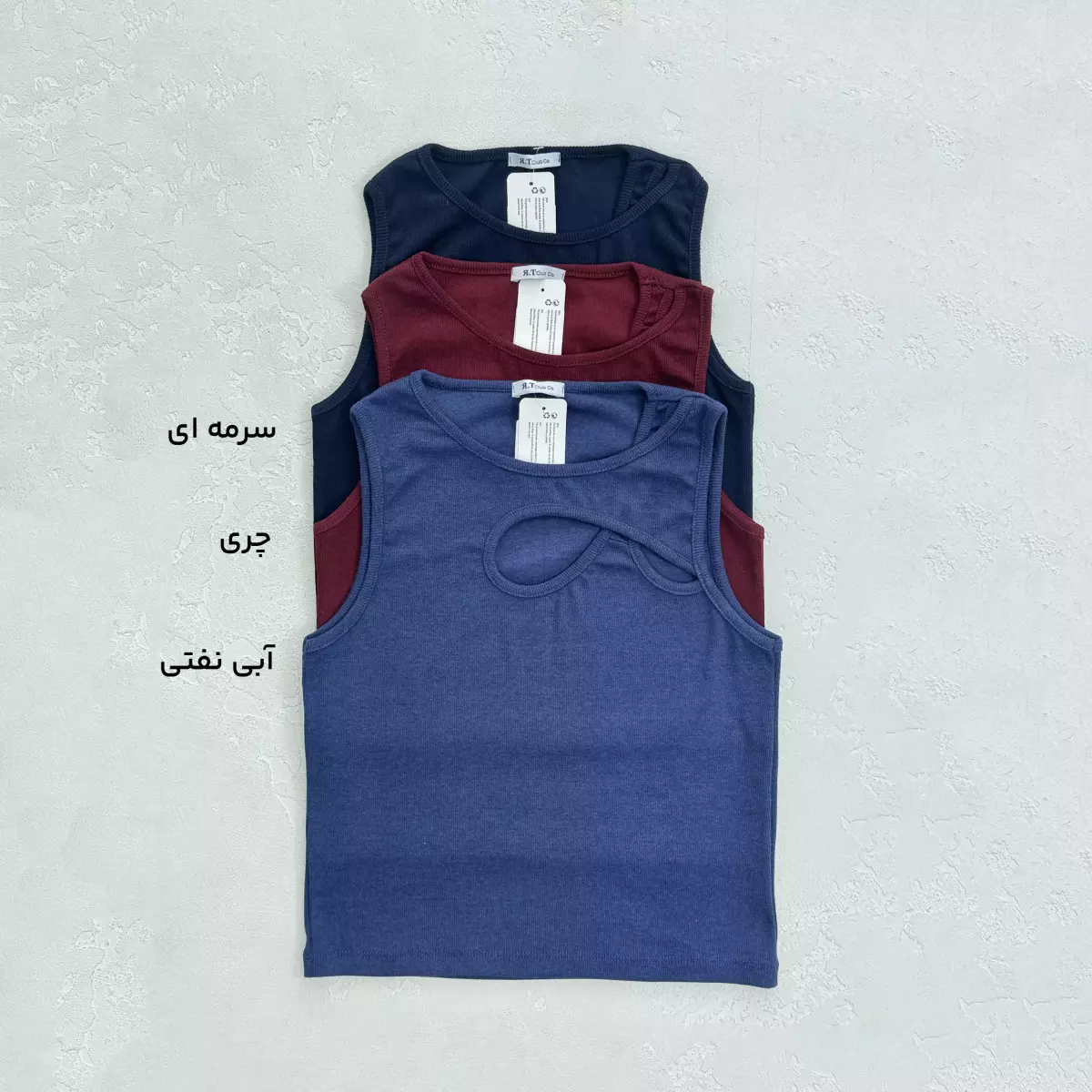 تاپ زنانه حلقه ای کبریتی