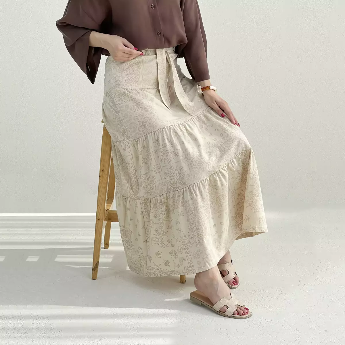 دامن زنانه طرحدار میکس