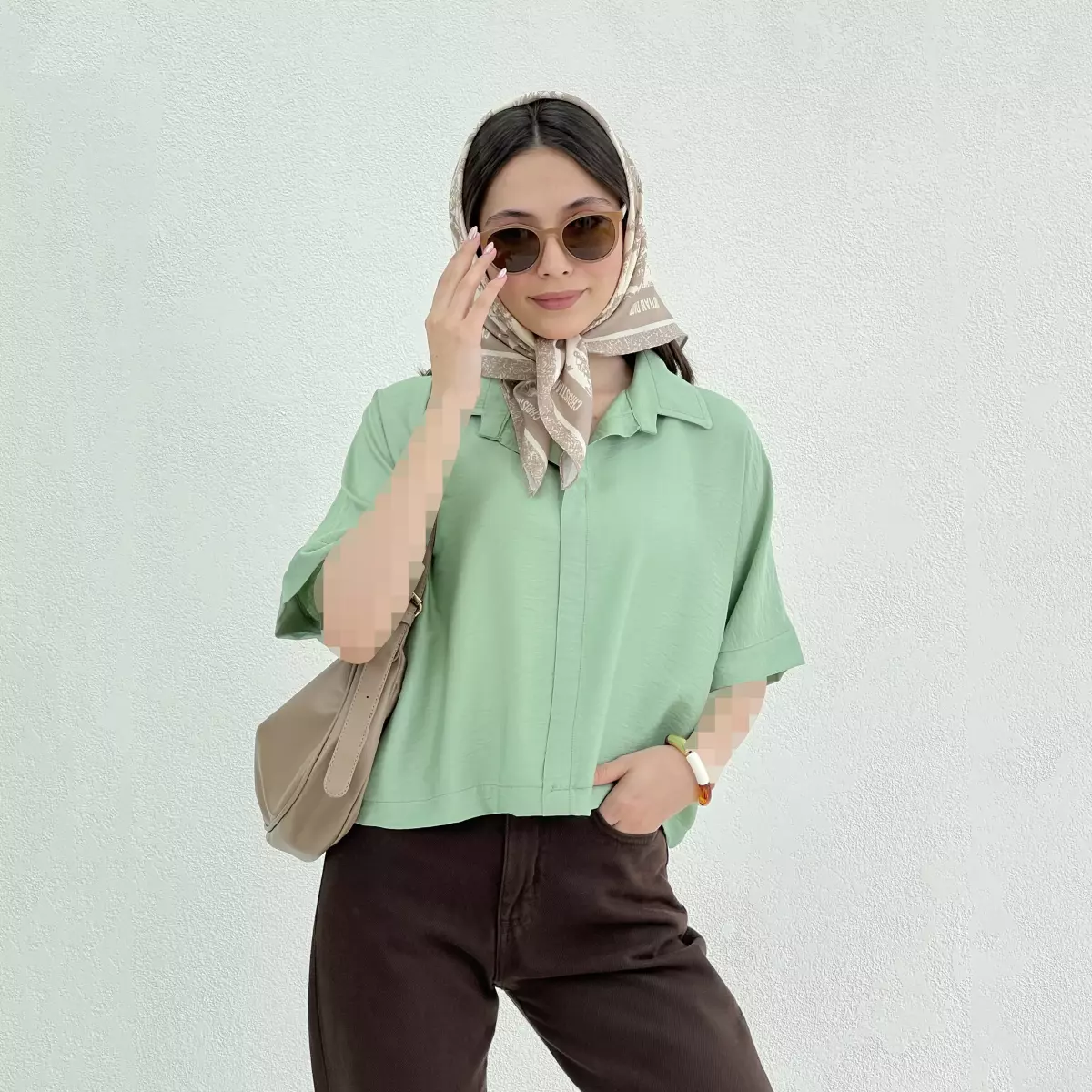 شومیز کراپ زنانه